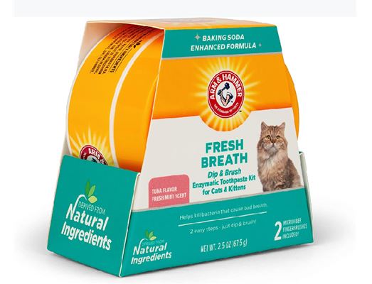 2.5oz(67.5g) jar toothpaste for kittens- fresh breath