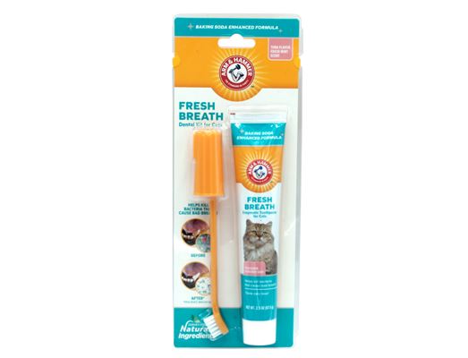 2.5oz(67.5g) fresh breath dental kit for cats