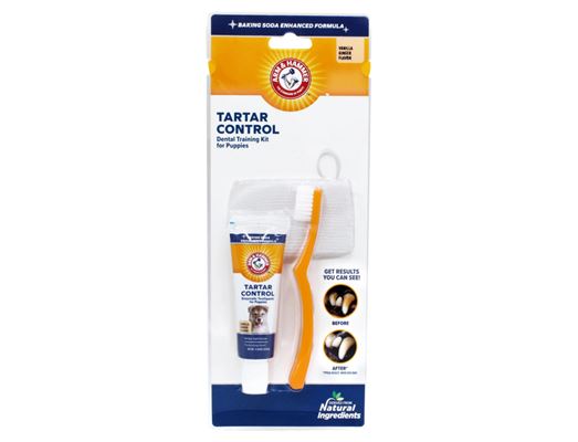 0.84oz(23.8g) tartar control dental kit for puppies