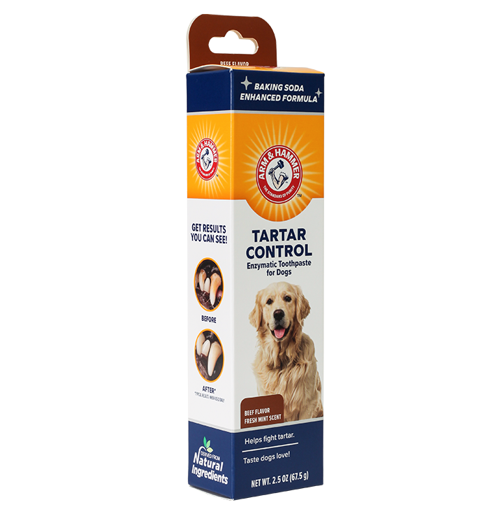 2.5oz(67.5g) tartar control toothpaste for dogs beef flavor